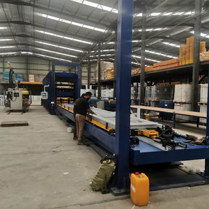 Nhà Máy Bán Buôn 3 + 3 Cách Nhiệt Phòng Lạnh Polyurea Phun Không Liên Tục PU Polyurethane Bánh Sandwich Bảng Điều Chỉnh Dòng Bọt Máy Móc - Product Image 4