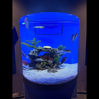 Piscine cylindrique résistante aux intempéries, haute résistance, aquarium en acrylique pour intérieur