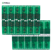 PCB RF Rogers RT/duroid 5880LZ sur mesure, plaqué or dur 14L, 0,508 mm (20 mil), 3-6 GHz, pour communication de défense