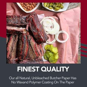 Wholesale <b>Butcher</b> <b>Paper</b> <b>Butcher</b> Freezer <b>Paper</b> Waterproof Barbecue Silicone <b>Paper</b> - Product Image 4