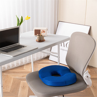 Coussin d'assise en mousse à mémoire de forme orthopédique de qualité supérieure, personnalisé OEM, pour le soulagement des hémorroïdes et la prévention des escarres