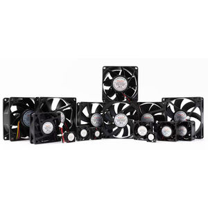 Ventilateur axial haute vitesse DC 5V 12V 24V 48V sans balais <span class=keywords><strong>silencieux</strong></span> à roulement à billes pour ventilation et extraction, plusieurs tailles, OEM ODM - Product Image 1