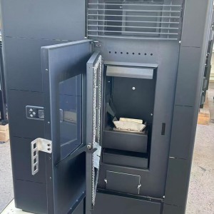 Poê<span class=keywords><strong>le</strong></span> à granulés ZLKM1203D, design fin, utilisation multi-espaces, haute efficacité, avec certification CE Rohs, foyer à granulés avec 2 portes - Product Image 5