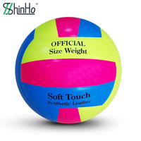 Ballons de volley Shinho EU PPWR REACH Pass, logo personnalisé, taille 5, professionnels, pour intérieur/extérieur, pour les matchs, les événements sportifs, les cadeaux