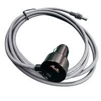 Cargador de Coche Utech Hot Starlink Mini, Cable de Alimentación, Encendedor 12V-48V con Pantalla Digital, Puertos USB-C 140W y USB-A 35W