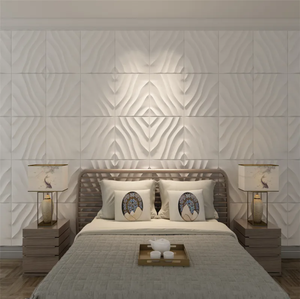 <span class=keywords><strong>3D</strong></span> PVC壁パネルカスタマイズ可能ホワイトデザイン屋内屋外モダンスタイル倉庫内装装飾用 - Product Image 4