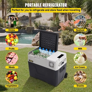 Refrigerador para Auto <span class=keywords><strong>VEVOR</strong></span>, Almacén UE, Refrigerador Portátil de 12 Voltios, Congelador de 30 L de Una Sola Zona con Ruedas y Asa - Product Image 5