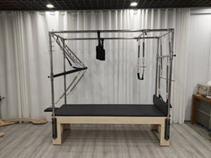 Klasik Akçaağaç Pilates Cadillac'ı, Stüdyo, Ev ve Ticari Antrenmanlar için Paslanmaz Çelik Çerçeveli - Product Image 2