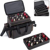 Bolsa Grande Todo en Uno para Aventureros de D&D con Miniaturas, Espuma de Almacenamiento, Tapete de Batalla, Funda para Dados, Bolígrafos, Pantallas y 6-8 Libros de Tapa Dura