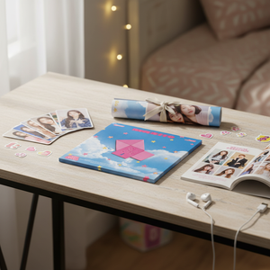 Le 1er Mini Album de QWER MANITO-Cadeau de Publication Électronique K-Pop Populaire-Dossier de Carte Postale Affiche Couverture de Livre Photo - Product Image 3