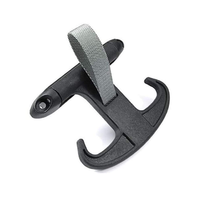 New Multifunctional Luxury Car Trunk Hook Portable Bag Hooks Holders Hanger with Damping Hidden Cargo Rack Black Horn Hook - Product Image 1