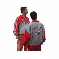 Camisetas de Muay Thai de Poliéster Puro, Tallas Grandes, Traje de Calentamiento para Entrenamiento de Fitness de Otoño, Ligero, Transpirable, Manga Larga, Unisex