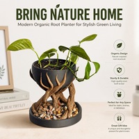 Nouveau modèle de pot de plantation STL pour racines d'arbres, pot en forme de main pour la plantation de racines d'arbres, design nordique, robuste et durable