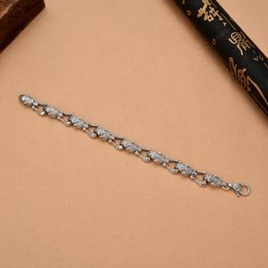 2024 nouveau design minimaliste loup marche <span class=keywords><strong>monde</strong></span> hommes bracelet rétro créatif haut de gamme conception domination de l'industrie lourde - Product Image 5