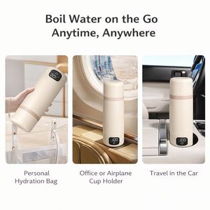 Termo Calentador de Agua con Carga USB, Mini Calentador de Agua Portátil, Cargador de Agua Caliente con Dispensador <span class=keywords><strong>Recargable</strong></span> - Product Image 6