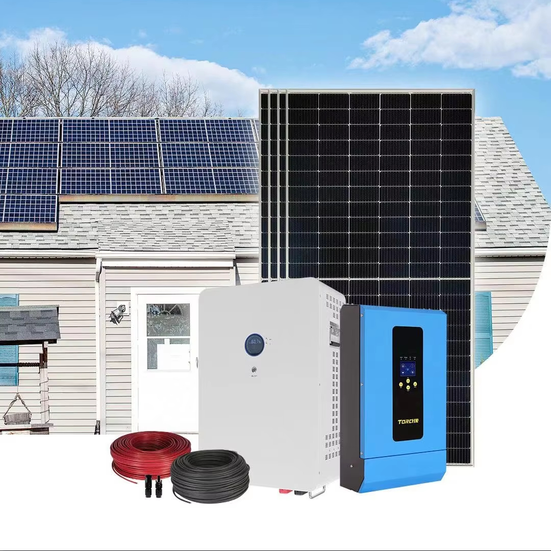 10kw 20kw литиевая батарея для бытового использования солнечная домашняя система хранения энергии монокристаллическая Кремниевая панель MPPT батарея