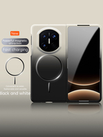 Étui de téléphone pliable de luxe à chargement magnétique sans fil, antichoc, fin et dégradé pour OPPO X Fold2 Samsung Huawei Vivo Honor Magic