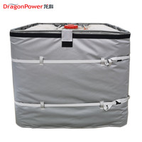 Housse chauffante isolante pour IBC de 1000L, à faible consommation d'énergie, à enveloppement intégral, pour une distribution uniforme de la chaleur