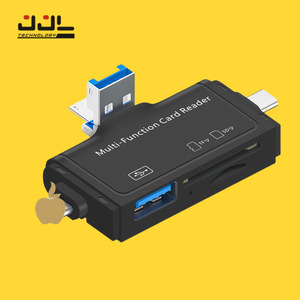 Lector de tarjetas multifunción tipo C USB 3.0 SD TF para iPhone y teléfonos móviles Android - Product Image 1