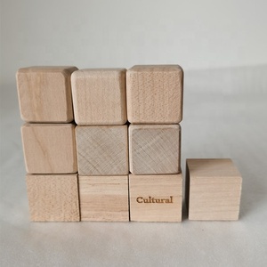 Blocs de construction carrés en bois pour la décoration de la maison, l'école, l'affichage, vente en gros - Product Image 5