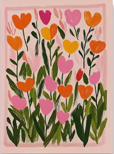 Poster su tela con paesaggi vivaci e classici, decorazioni per la casa, regali, stampe su tela con piante e fiori in stile bohémien. - Product Image 6