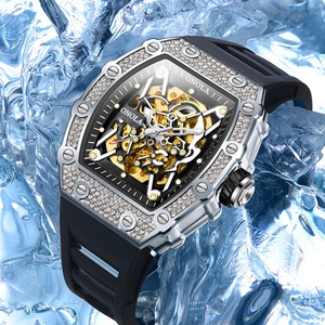 Original Onola 6829 Luxury <b>Automatic</b> Jam Tangan Pria <b>Skeleton</b> Mechanical Wristwatches - Product Image 2