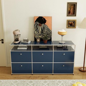 JINS moderno semplice in acciaio inox credenza medio <span class=keywords><strong>antico</strong></span> armadio modulare per TV libreria di stoccaggio per soggiorno - Product Image 3