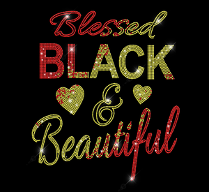 Transferencias de Diamantes de Imitación para el Mes de la Historia Negra, Motivos Termoadhesivos Afroamericanos para Camisetas y Sudaderas al por Mayor - Product Image 2