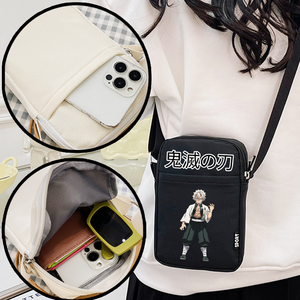 Portafoglio Anime Demons Slayers, Borsa a Tracolla con Chiusura a Cerniera <span class=keywords><strong>Kamado</strong></span> Tanjirou <span class=keywords><strong>Nezuko</strong></span>, Regalo di Compleanno per Ragazzi e Ragazze - Product Image 3