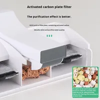 Filtre mural cascade Sensen 3-en-1 pour petit aquarium – Équipement de filtration et pompe de circulation silencieuse