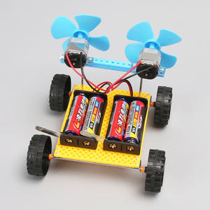 Gizmo double aile vent course <span class=keywords><strong>voiture</strong></span> technologie puissance <span class=keywords><strong>voiture</strong></span> bricolage petits matériaux faits à la main éducatif science expérience jouet éducatif - Product Image 6