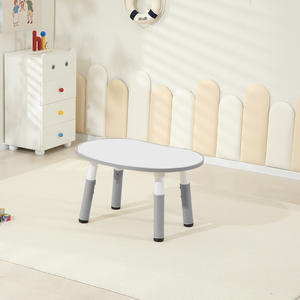 Table réglable en hauteur en plastique de style coréen pour enfants, bureau de dessin pour bébé, éducation précoce, lecture, multifonction - Product Image 6