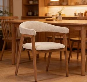 Sedie <span class=keywords><strong>da</strong></span> <span class=keywords><strong>Pranzo</strong></span> di Lusso in Legno di Quercia Massiccio con Braccioli - Product Image 2