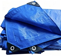 Bâche en PE bleue très résistante, imperméable, pour couvrir les camions