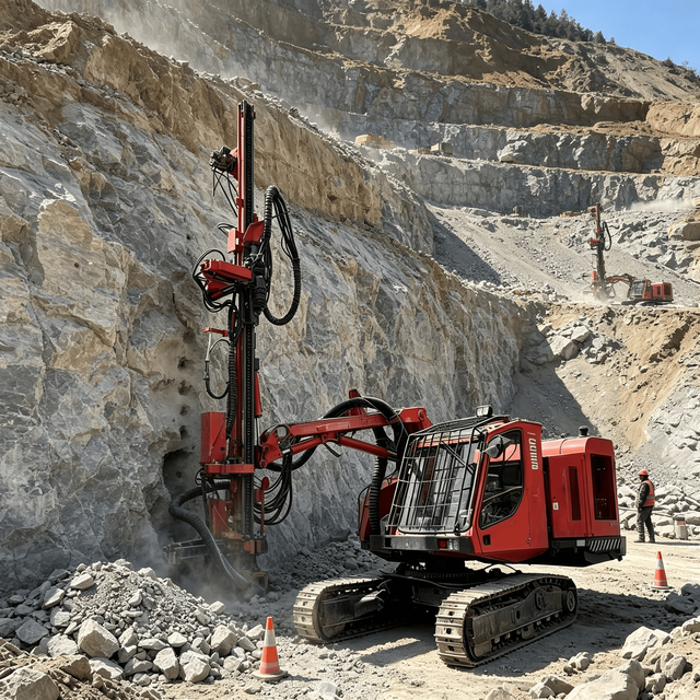 DX800 168kw Second Hand Surface Mining Drilling Equipment Stable Rock Borehole Mine Drilling Rig For Global Export
