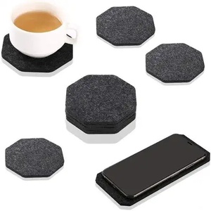 Juego de Manteles Individuales de Fieltro de 3 mm, Posavasos de Fieltro Reutilizables Antideslizantes para Fiestas, Restaurantes, Bares y Cafeterías - Product Image 4