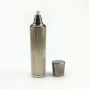 ขวดปั๊มโลชันพลาสติกขนาด60มล. ขวดเปล่าบรรจุภัณฑ์เครื่องสำอางหรูหราสไตล์เกาหลีสีขาวน้ำตาลมีสินค้าในสต็อก - Product Image 2