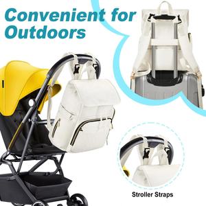 Bolsa de Pañales Multifuncional de Viaje para Mamá y Bebé, Modelo LS11, Personalizada, de Poliéster Ligero e Impermeable - Product Image 3