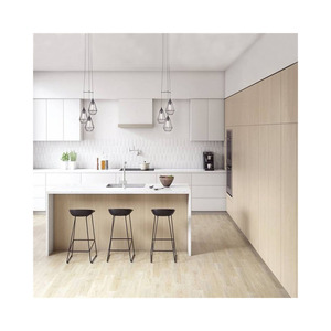 Armario de cocina moderno ACE MDF vidrio melamina mate almacén <span class=keywords><strong>stock</strong></span> directo al por mayor almacenamiento de madera maciza despensa armario de cocina - Product Image 6
