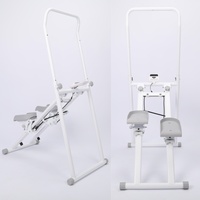 Máquina de Fitness Escaladora Ajustable para Gimnasio, de Acero y Plástico, Capacidad de 120 kg, Pedal Grande, Escaladora Plegable para el Hogar