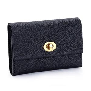 Porte-cartes AndoBag pour femmes, en cuir de vache véritable, petit portefeuille court pour femme, mode simple, porte-monnaie entièrement en cuir 2060 - Product Image 6
