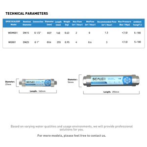 Équipement de filtration d'eau pour toute la <span class=keywords><strong>maison</strong></span> DPSE détartrant d'eau physique salle de bain cuisine élimination du <span class=keywords><strong>calcaire</strong></span> à haute efficacité - Product Image 4