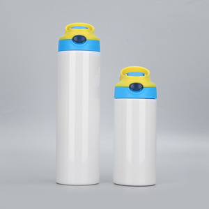 Gourde sportive portable pour enfants en acier inoxydable 304, à double paroi isolée sous vide, avec motif sublimation transfrontalière 'Petit Homme' - Product Image 1
