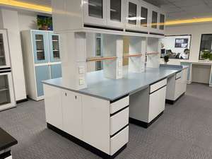 Meubles de laboratoire en acier modernes et durables Banc universitaire pour les travaux de physique et de chimie Banc de laboratoire en acier moderne et durable - Product Image 5