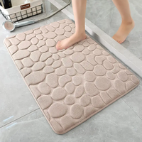 Super tapis de bain absorbant l'eau tapis de salle de bain pavés modernes lavable en machine tapis imperméable Super bain absorbant l'eau