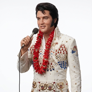 Figura de Cera de <span class=keywords><strong>Elvis</strong></span> <span class=keywords><strong>Presley</strong></span> Hecha a Mano, Realista, de Tamaño Real, para Museo de Cera - Product Image 2