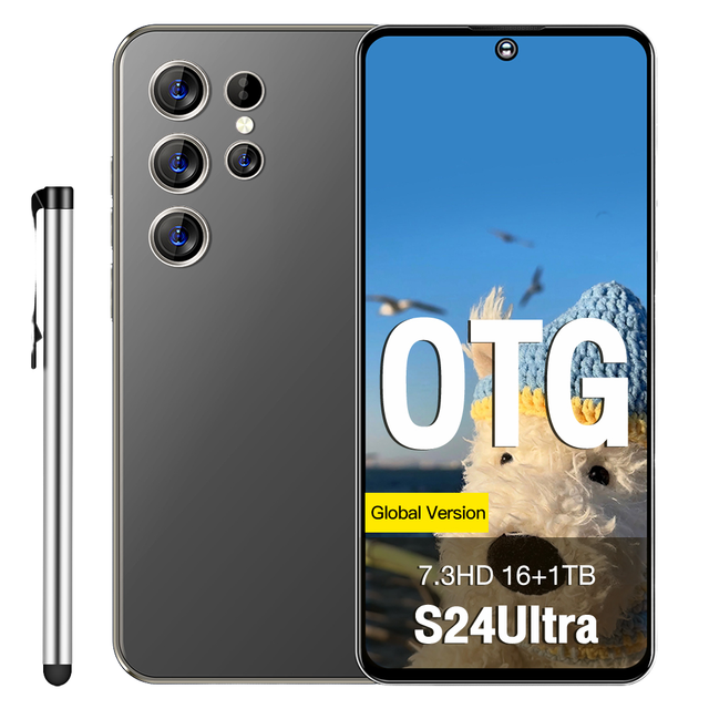 Unlocked S24 Ultra 5G Smartphone High-Res Camera 16GB+1TB Storage DualSIM Capable Quick 65W Charge Android Operating HD English