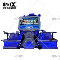 NINIX NINIX-321587 Simulador de Realidad Virtual Comercial Inmersivo Multijuego para Interiores, Máquina de Entretenimiento Arcade Metálica para 2 Personas MR