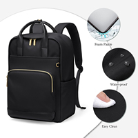 Sac à dos d'ordinateur imperméable de grande capacité personnalisable/OEM, multifonctionnel, pour les loisirs, simple, pour les voyages