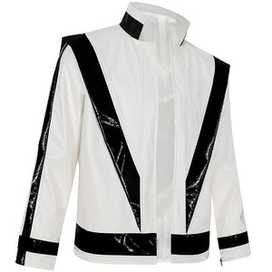 Chaqueta <span class=keywords><strong>de</strong></span> Cuero Blanca Personalizada <span class=keywords><strong>de</strong></span> Michael Jackson, Disfraz Unisex <span class=keywords><strong>de</strong></span> Beat It <span class=keywords><strong>Thriller</strong></span> para Representaciones Escénicas, Cosplay y Juegos <span class=keywords><strong>de</strong></span> Rol <span class=keywords><strong>de</strong></span> Halloween - Product Image 3
